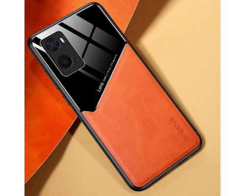 Бізнес чехол бампер GENEROUS для Oppo A76 4G зі скла і штучної шкіри Бізнес чехол бампер GENEROUS для Oppo A76 4G зі скла і штучної шкіри