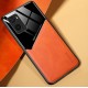 Бізнес чехол бампер GENEROUS для Oppo A76 4G зі скла і штучної шкіри