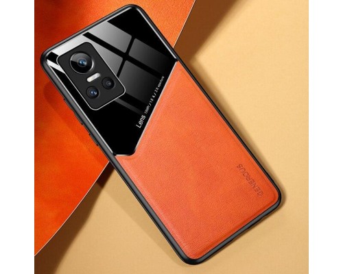 Бізнес чехол бампер GENEROUS для Realme GT Neo 3 зі скла і штучної шкіри Бізнес чехол бампер GENEROUS для Realme GT Neo 3 зі скла і штучної шкіри