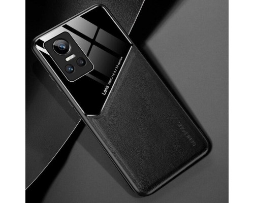 Бізнес чехол бампер GENEROUS для Realme GT Neo 3 зі скла і штучної шкіри Бізнес чехол бампер GENEROUS для Realme GT Neo 3 зі скла і штучної шкіри