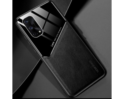 Бізнес чохол бампер GENEROUS для Oppo A95 4G зі скла та штучної шкіри Бізнес чохол бампер GENEROUS для Oppo A95 4G зі скла та штучної шкіри