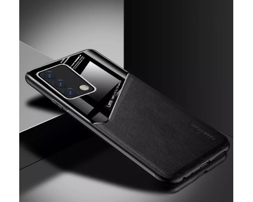 Бізнес чохол бампер GENEROUS для Oppo A95 4G зі скла та штучної шкіри Бізнес чохол бампер GENEROUS для Oppo A95 4G зі скла та штучної шкіри