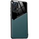 Бізнес чохол бампер GENEROUS для Oppo Reno7 Pro 5G зі скла та штучної шкіри
