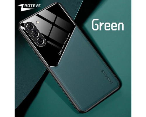 Бізнес чохол бампер GENEROUS для Samsung Galaxy S23 Plus зі скла і штучної шкіри Бізнес чохол бампер GENEROUS для Samsung Galaxy S23 Plus зі скла і штучної шкіри