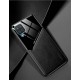 Бізнес чехол бампер GENEROUS для Samsung Galaxy M62 зі скла і штучної шкіри