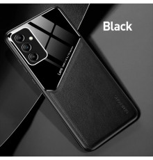Бізнес чохол бампер GENEROUS для Samsung Galaxy A14 зі скла і штучної шкіри