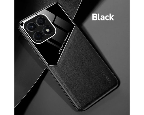 Бізнес чохол бампер GENEROUS для Huawei Honor X8a зі скла і штучної шкіри Бізнес чохол бампер GENEROUS для Huawei Honor X8a зі скла і штучної шкіри