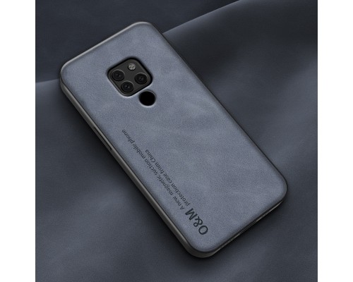 Шкіряний чохол Sheepskin з магнітом для Huawei Mate 20 Blue Шкіряний чохол Sheepskin з магнітом для Huawei Mate 20 Blue