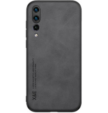 Шкіряний чохол Sheepskin з магнітом для Huawei P20