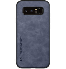 Шкіряний чохол Sheepskin з магнітом для Samsung Galaxy Note 8 Blue