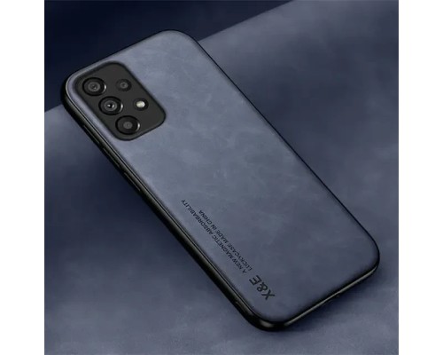Шкіряний чохол Sheepskin з магнітом для Samsung Galaxy A52 Blue Шкіряний чохол Sheepskin з магнітом для Samsung Galaxy A52 Blue