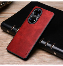 Шкіряний чохол AIORIA Vintage для Huawei P50 Pro red
