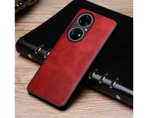 Шкіряний чохол AIORIA Vintage для Huawei P50 Pro red Шкіряний чохол AIORIA Vintage для Huawei P50 Pro red