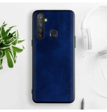Шкіряний чохол AIORIA Vintage для Realme 5 Pro blue