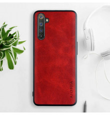 Шкіряний чохол AIORIA Vintage для Realme 6 Pro red
