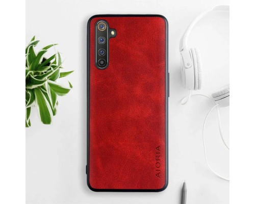 Шкіряний чохол AIORIA Vintage для Realme 6 Pro red Шкіряний чохол AIORIA Vintage для Realme 6 Pro red