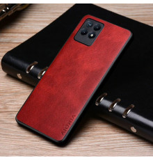 Шкіряний чохол AIORIA Vintage для Realme 8i / Narzo 50 red