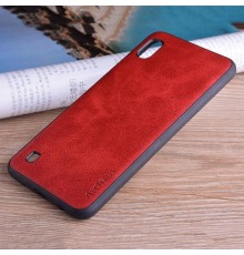 Шкіряний чохол AIORIA Vintage для Samsung Galaxy A10 red