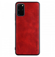 Шкіряний чохол AIORIA Vintage для Samsung Galaxy S20 Plus red
