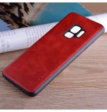 Шкіряний чохол AIORIA Vintage для Samsung Galaxy S9 red