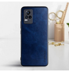 Шкіряний чохол AIORIA Vintage для Vivo V21e 4G blue