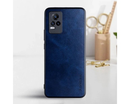 Шкіряний чохол AIORIA Vintage для Vivo V21e 4G blue Шкіряний чохол AIORIA Vintage для Vivo V21e 4G blue