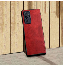 Шкіряний чохол AIORIA Vintage для Vivo V23e red