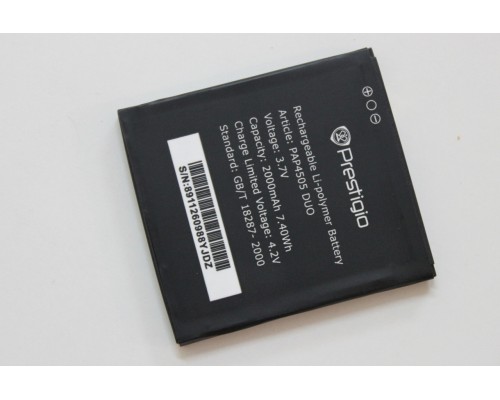 Акумулятор PAP4505 для Prestigio MultiPhone 4505 DUO Акумулятор PAP4505 для Prestigio MultiPhone 4505 DUO