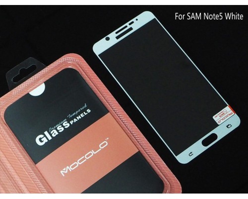 Захисне скло Samsung Galaxy Note 5 різнобарвне Full Cover (Mocolo 0.33 mm)