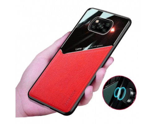 Бізнес чохол бампер GENEROUS для Xiaomi Poco Pro X3 зі скла і штучної шкіри Бізнес чохол бампер GENEROUS для Xiaomi Poco Pro X3 зі скла і штучної шкіри