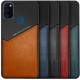 Бізнес чохол бампер GENEROUS для Samsung Galaxy M11 з скла і штучної шкіри
