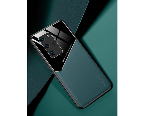 Бізнес чохол бампер GENEROUS для Huawei P40 Pro зі скла і штучної шкіри Бізнес чохол бампер GENEROUS для Huawei P40 Pro зі скла і штучної шкіри