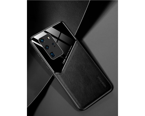 Бізнес чохол бампер GENEROUS для Huawei P40 Pro зі скла і штучної шкіри Бізнес чохол бампер GENEROUS для Huawei P40 Pro зі скла і штучної шкіри