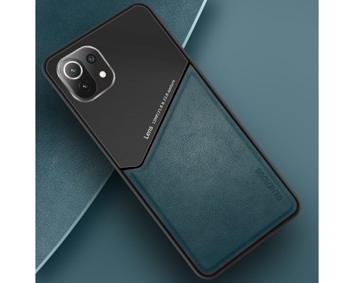 Бізнес чохол бампер GENEROUS для Xiaomi Mi 11 Lite / Mi 11 Lite 5G зі скла і штучної шкіри Бізнес чохол бампер GENEROUS для Xiaomi Mi 11 Lite / Mi 11 Lite 5G зі скла і штучної шкіри