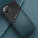 Бізнес чохол бампер GENEROUS для Xiaomi Mi 11 Lite / Mi 11 Lite 5G зі скла і штучної шкіри