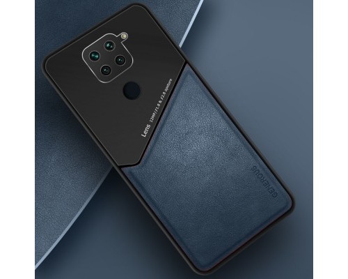Бізнес чохол бампер GENEROUS для Xiaomi Redmi 10X 4G з скла і штучної шкіри Бізнес чохол бампер GENEROUS для Xiaomi Redmi 10X 4G з скла і штучної шкіри