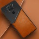 Бізнес чохол бампер GENEROUS для Xiaomi Redmi 10X 4G з скла і штучної шкіри