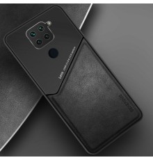 Бізнес чохол бампер GENEROUS для Xiaomi Redmi 10X 4G з скла і штучної шкіри