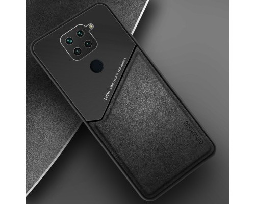 Бізнес чохол бампер GENEROUS для Xiaomi Redmi 10X 4G з скла і штучної шкіри Бізнес чохол бампер GENEROUS для Xiaomi Redmi 10X 4G з скла і штучної шкіри