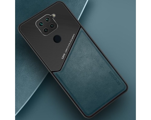 Бізнес чохол бампер GENEROUS для Xiaomi Redmi 10X 4G з скла і штучної шкіри Бізнес чохол бампер GENEROUS для Xiaomi Redmi 10X 4G з скла і штучної шкіри