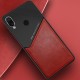 Бізнес чохол бампер GENEROUS для Xiaomi Redmi Note 7 з скла і штучної шкіри
