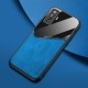 Бізнес чохол бампер GENEROUS для Vivo X50 з скла і штучної шкіри