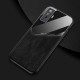 Бізнес чохол бампер GENEROUS для Vivo X50 з скла і штучної шкіри