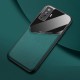 Бізнес чохол бампер GENEROUS для Vivo X50 з скла і штучної шкіри