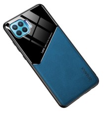Бізнес чохол бампер GENEROUS для Oppo F17 / A73 2020 зі скла і штучної шкіри