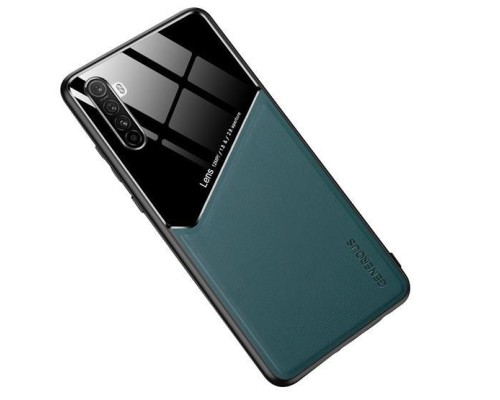 Бізнес чохол бампер GENEROUS для Realme X50 Pro 5G зі скла і штучної шкіри Бізнес чохол бампер GENEROUS для Realme X50 Pro 5G зі скла і штучної шкіри