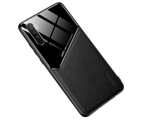 Бізнес чохол бампер GENEROUS для Realme X50 Pro 5G зі скла і штучної шкіри Бізнес чохол бампер GENEROUS для Realme X50 Pro 5G зі скла і штучної шкіри