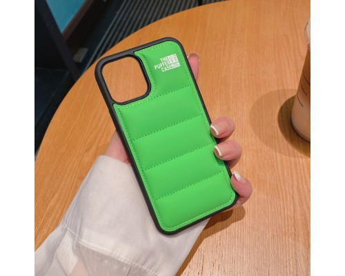 Чохол пуховик Puffer Case Apple Iphone 12 Green Чохол пуховик Puffer Case Apple Iphone 12 Green