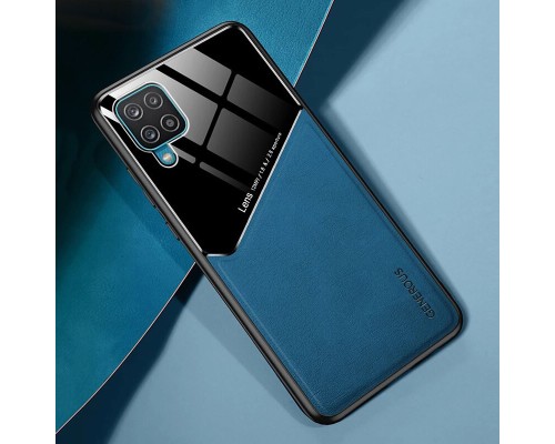 Бізнес чехол бампер GENEROUS для Samsung Galaxy M33 5G зі скла і штучної шкіри Бізнес чехол бампер GENEROUS для Samsung Galaxy M33 5G зі скла і штучної шкіри