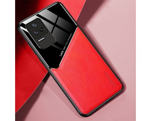 Бізнес чехол бампер GENEROUS для Xiaomi Poco F4 5G зі скла і штучної шкіри Бізнес чехол бампер GENEROUS для Xiaomi Poco F4 5G зі скла і штучної шкіри